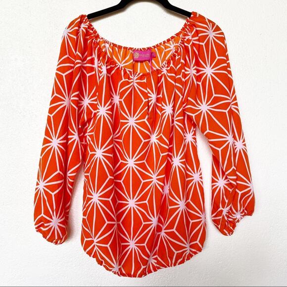 Macbeth Collection by Margaret Josephs Graphic Top Size Small - Picture 1 of 7
